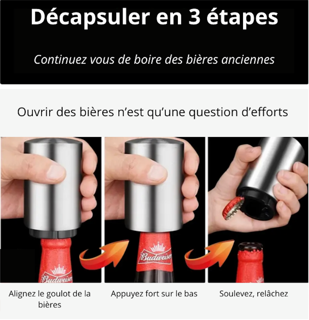 Décapsuleur a pression